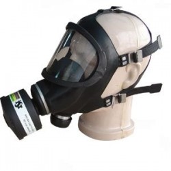 TAM YÜZ MASKE SENTETİK LENSLİ KAUÇUK