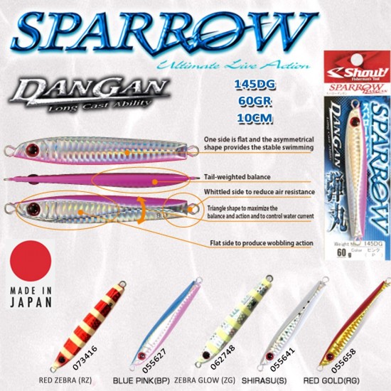 Shout Sparrow Serisi 80gr Metal Yem